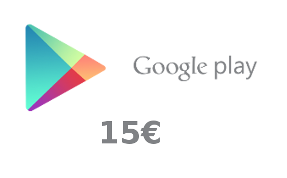 Carte Prépayée Google Play 15€