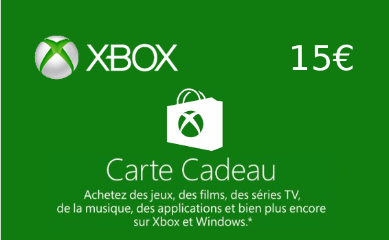 Cartes Prépayées Xbox Live pour One & 360